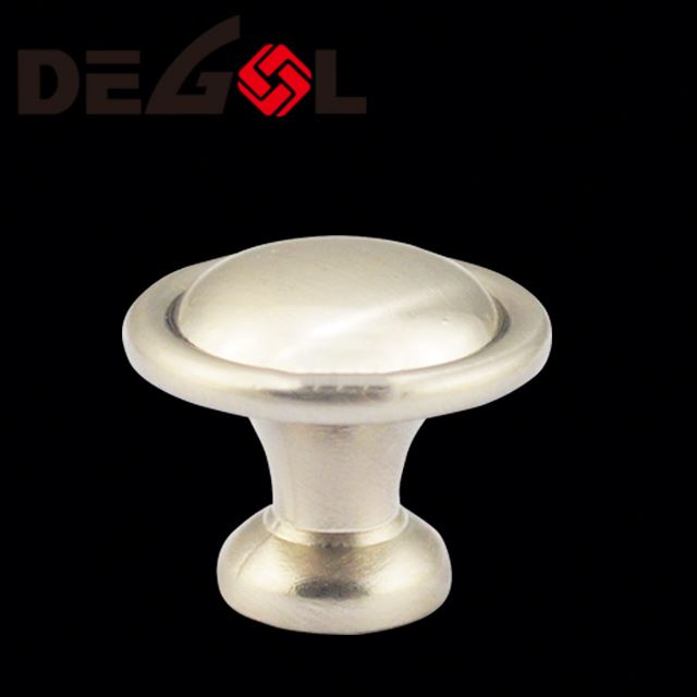 Perilla del gabinete de madera de alta calidad tallo oro